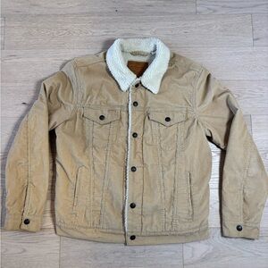 Levi's Beige Sherpa-Lined Jacket